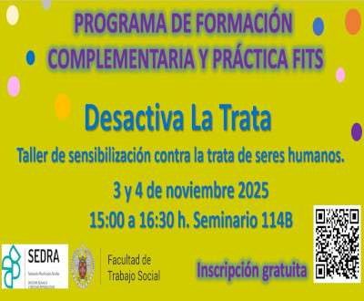 Desactiva La Trata - Taller de sensibilización contra la trata de seres humanos.